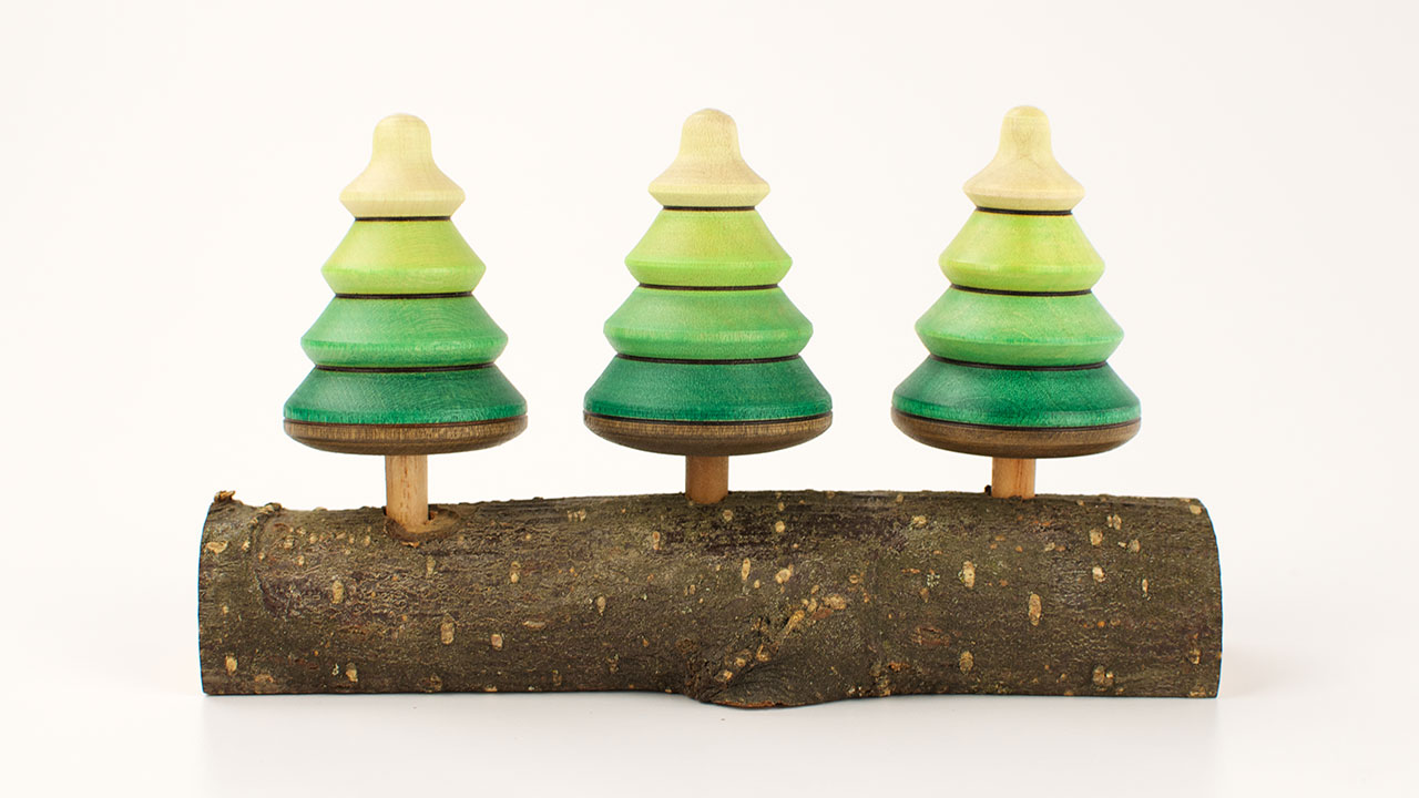 playableART Spinning Tree Tops
