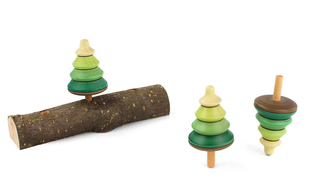 playableART Spinning Tree Tops